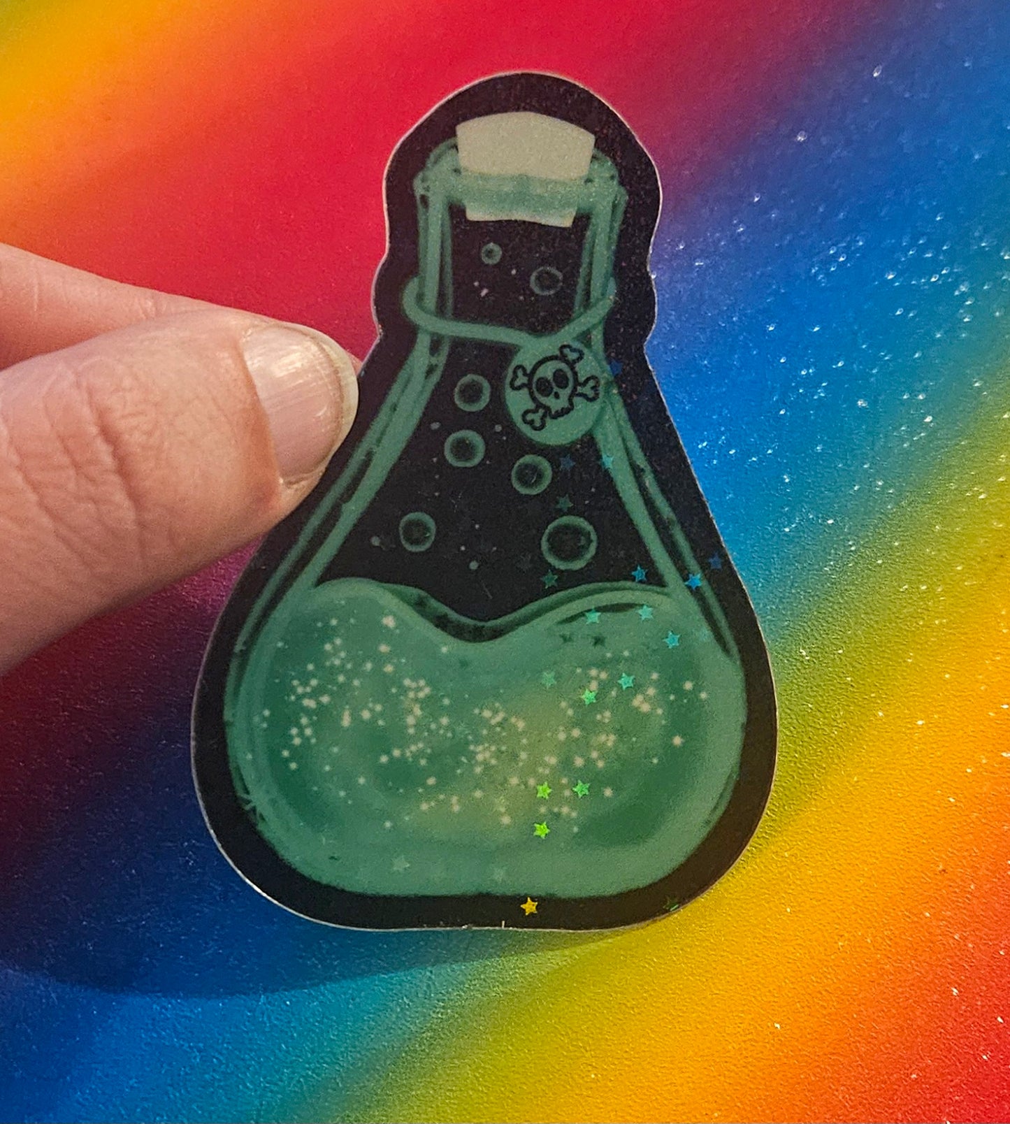 Potion bottle sticker