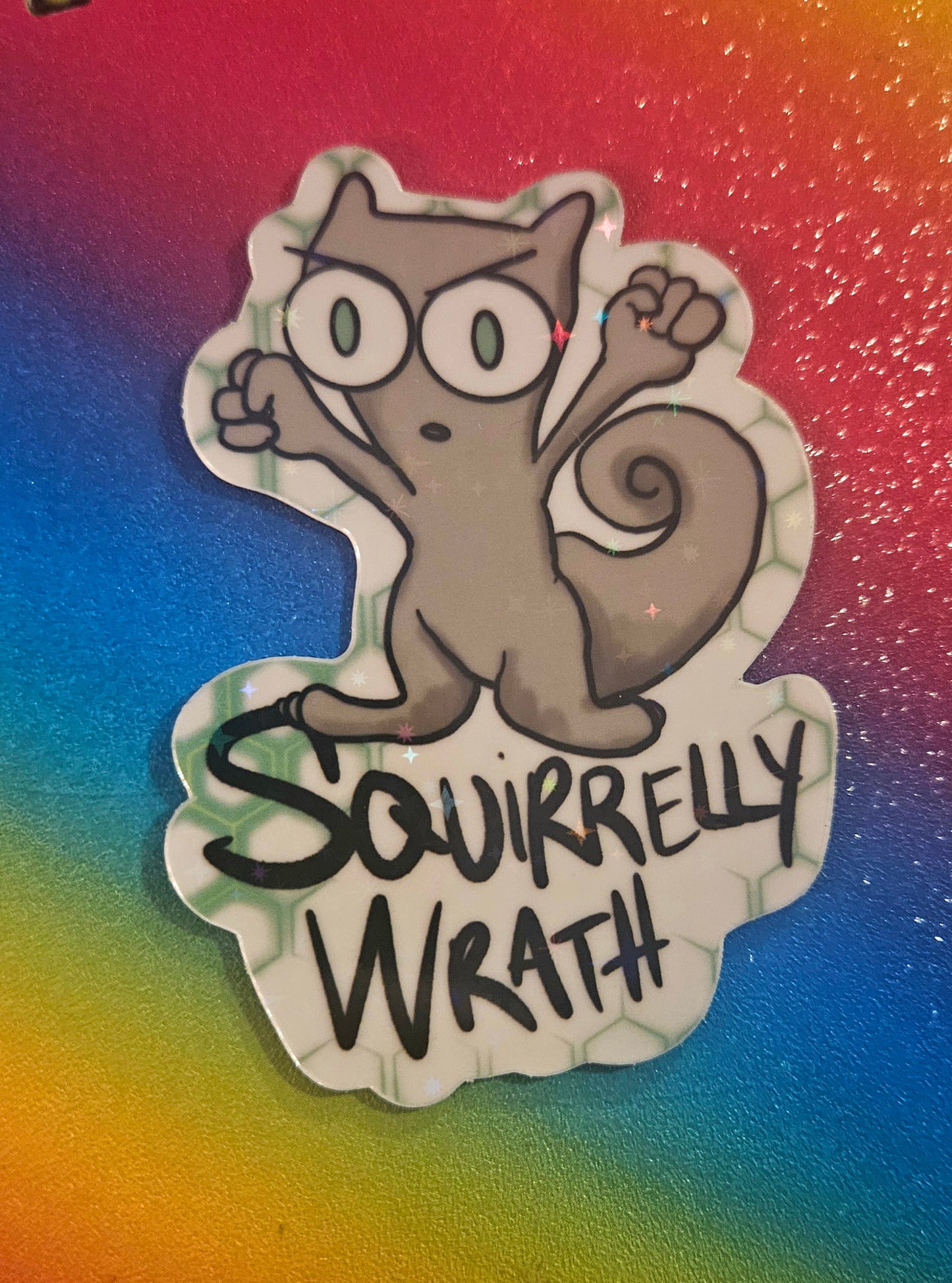 Squirrely Wrath Sticker