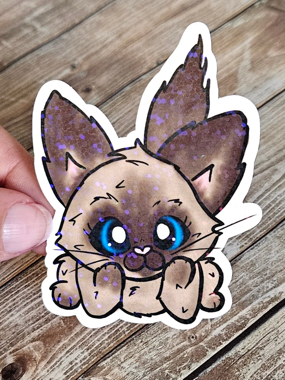 Choose your color kitten sticker, cute kitten sticker for water bottle