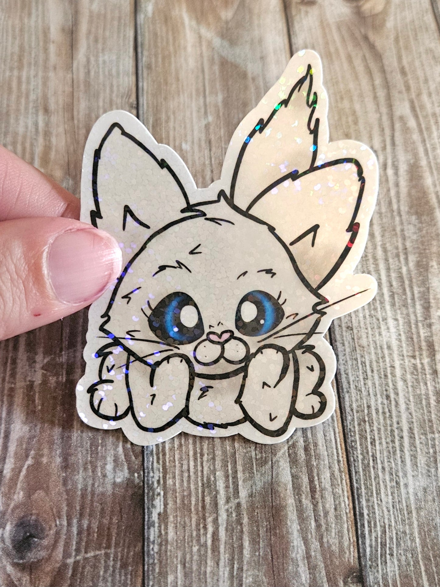 Choose your color kitten sticker, cute kitten sticker for water bottle