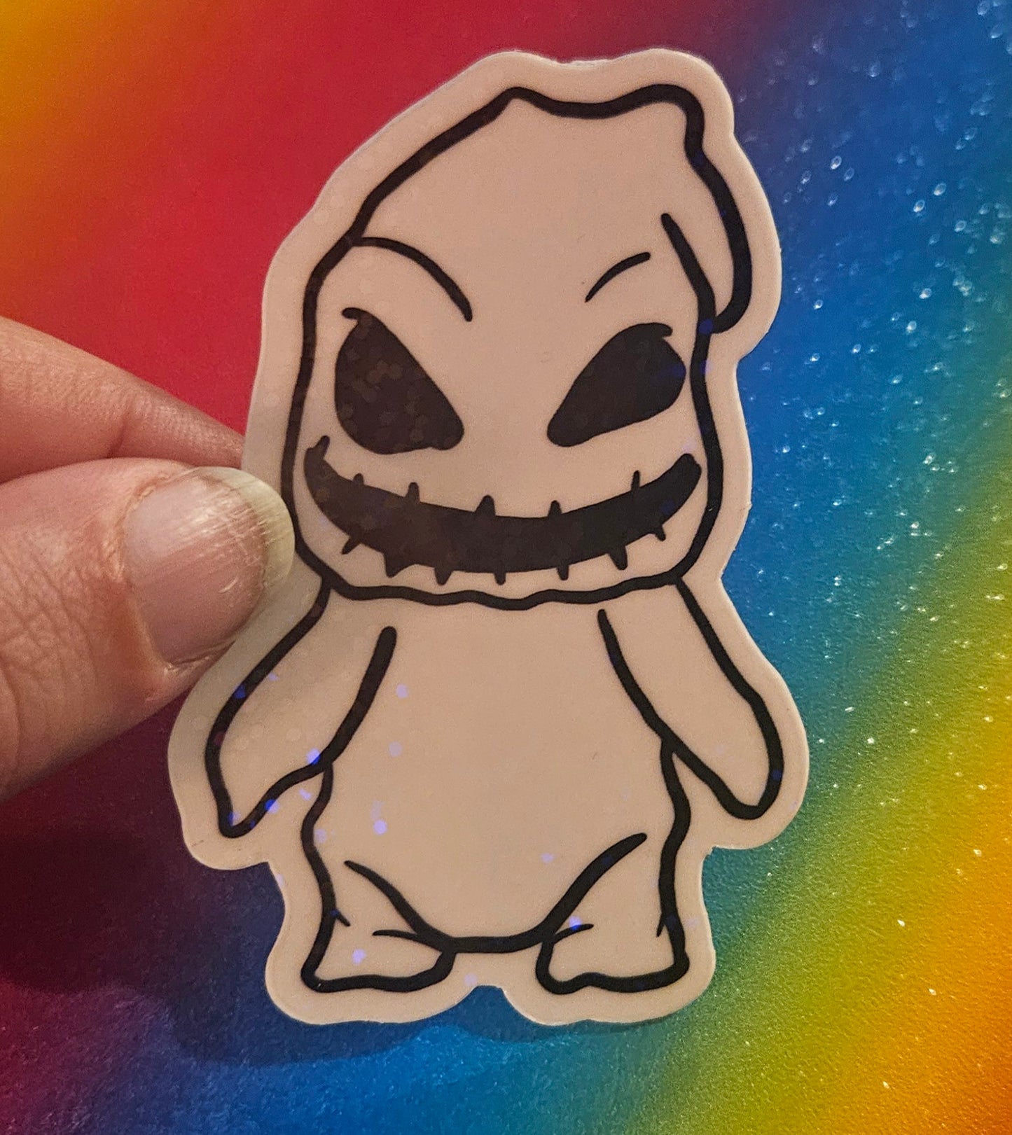 Glow in the dark baby ghostie sticker