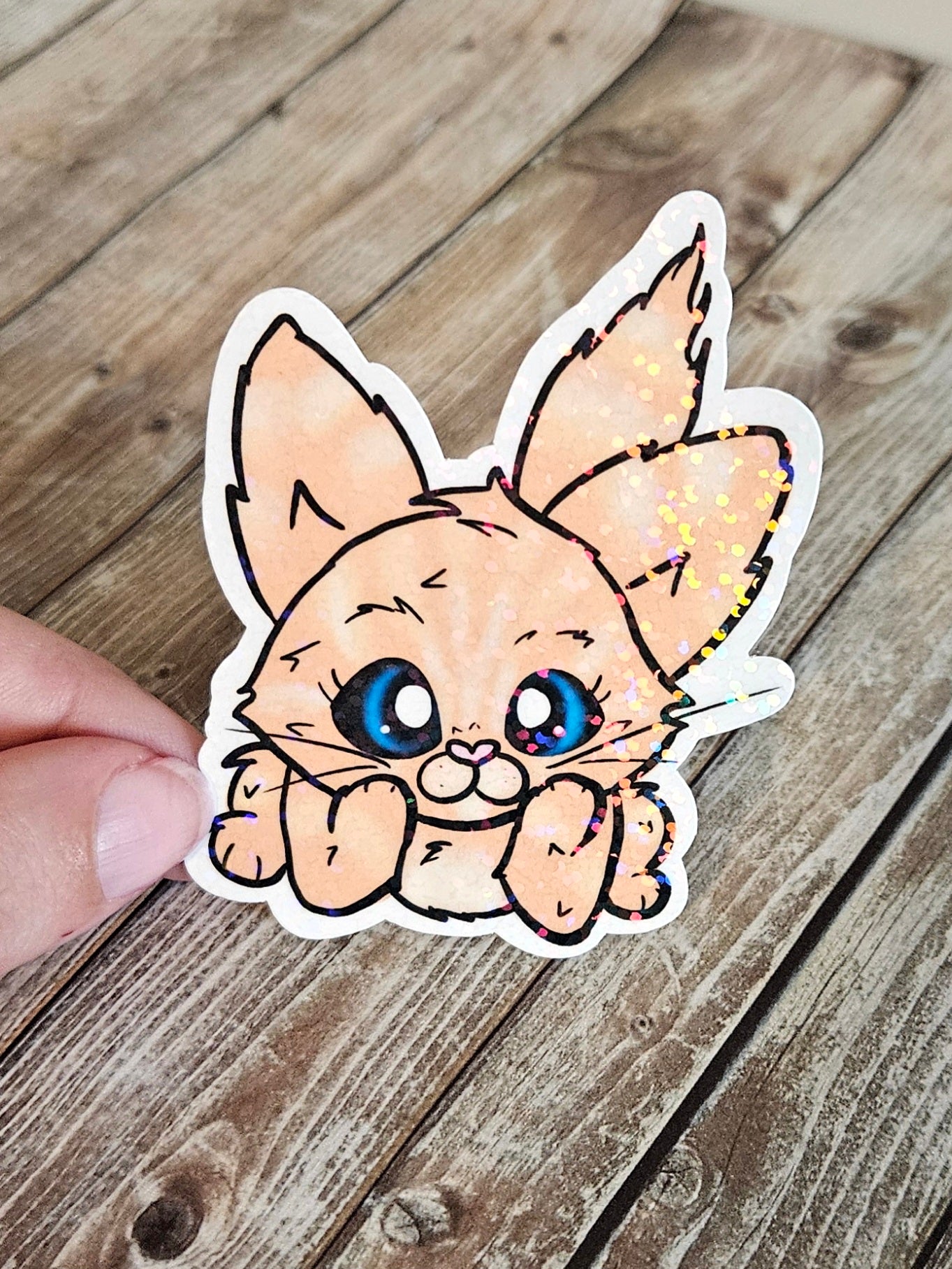 Choose your color kitten sticker, cute kitten sticker for water bottle