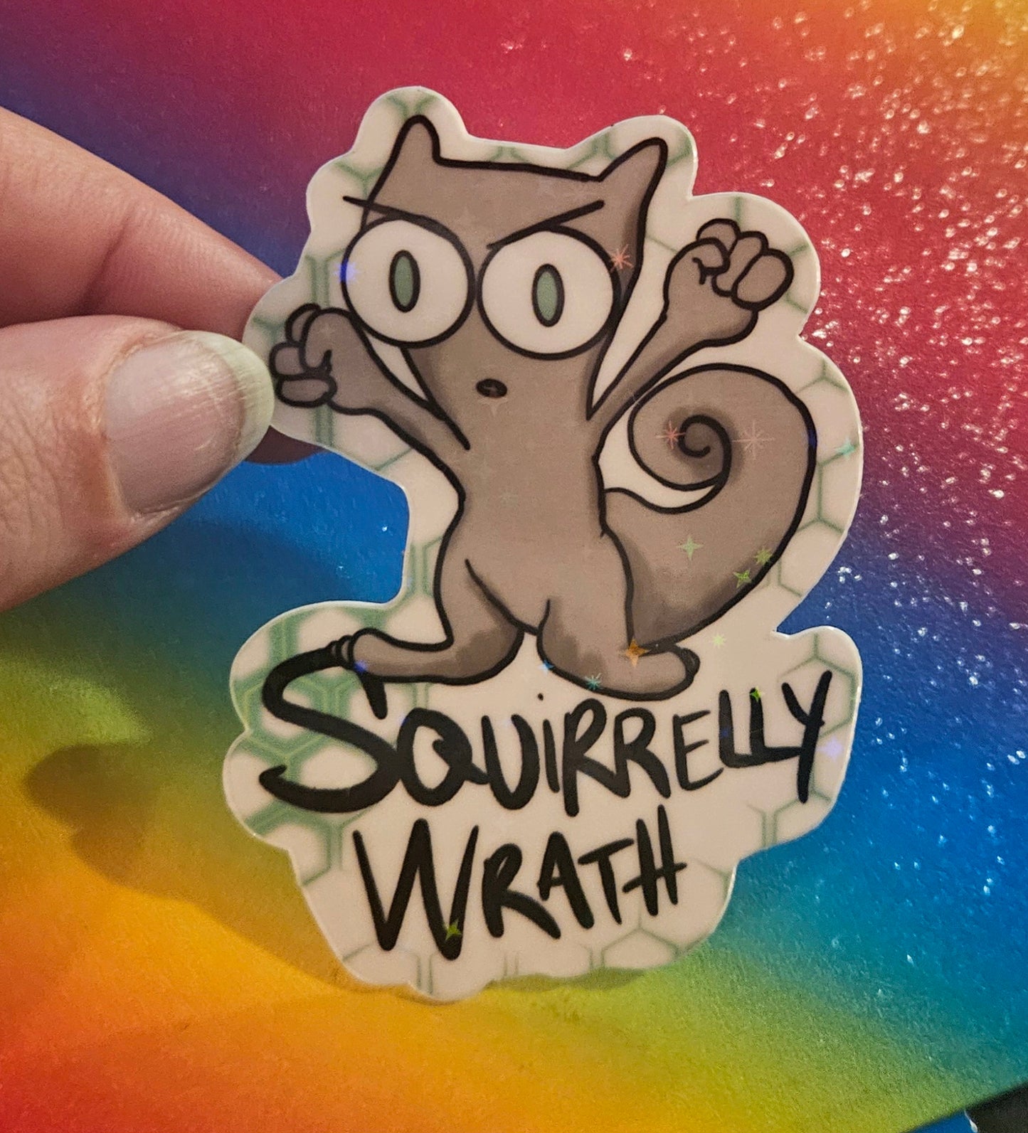 Squirrely Wrath Sticker