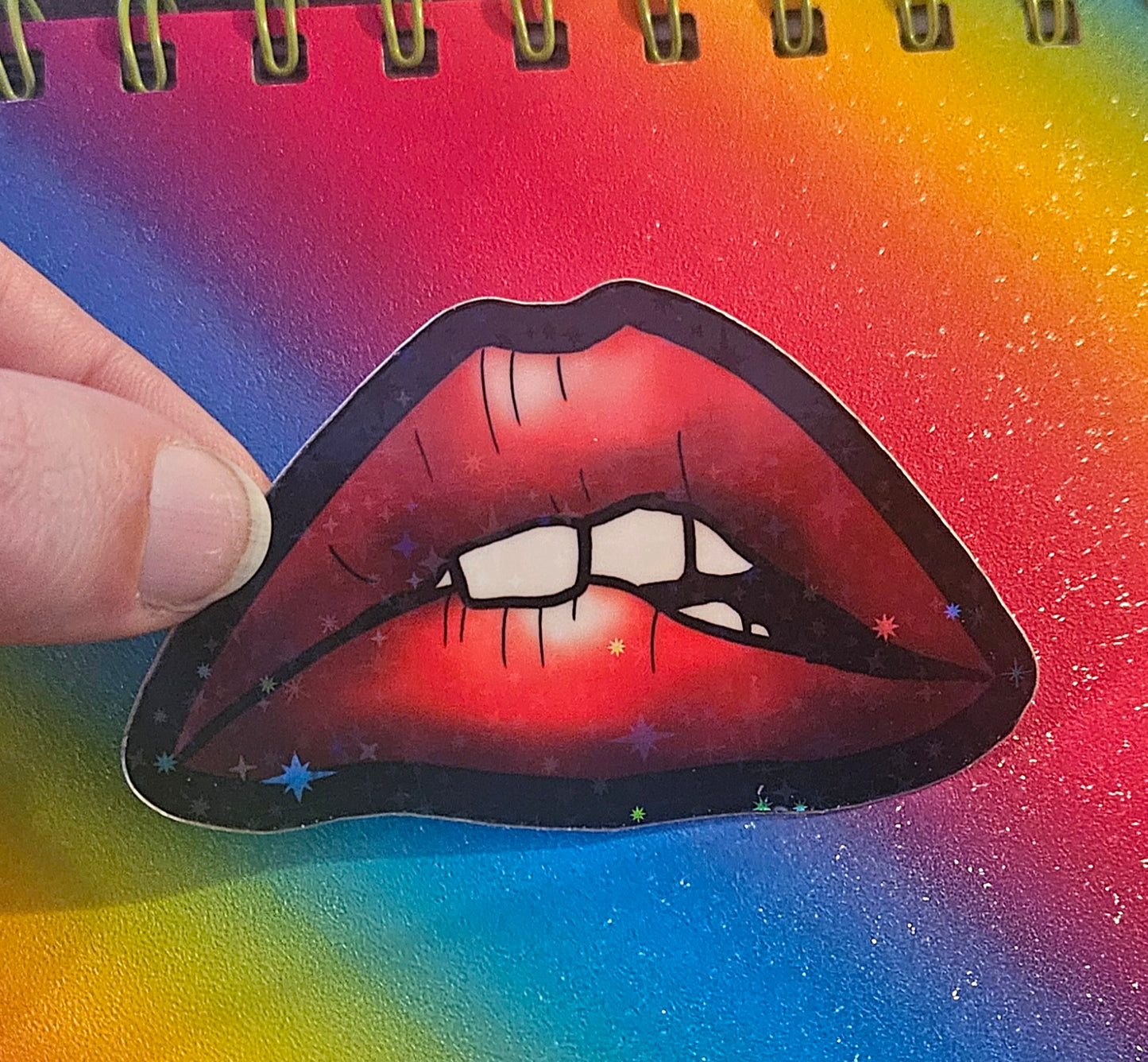 Lips sticker for water bottle