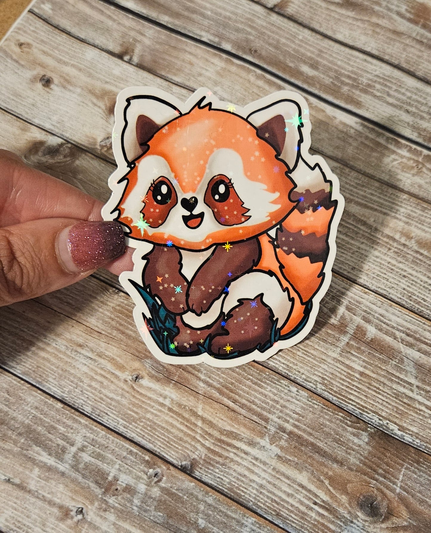 Red panda sticker