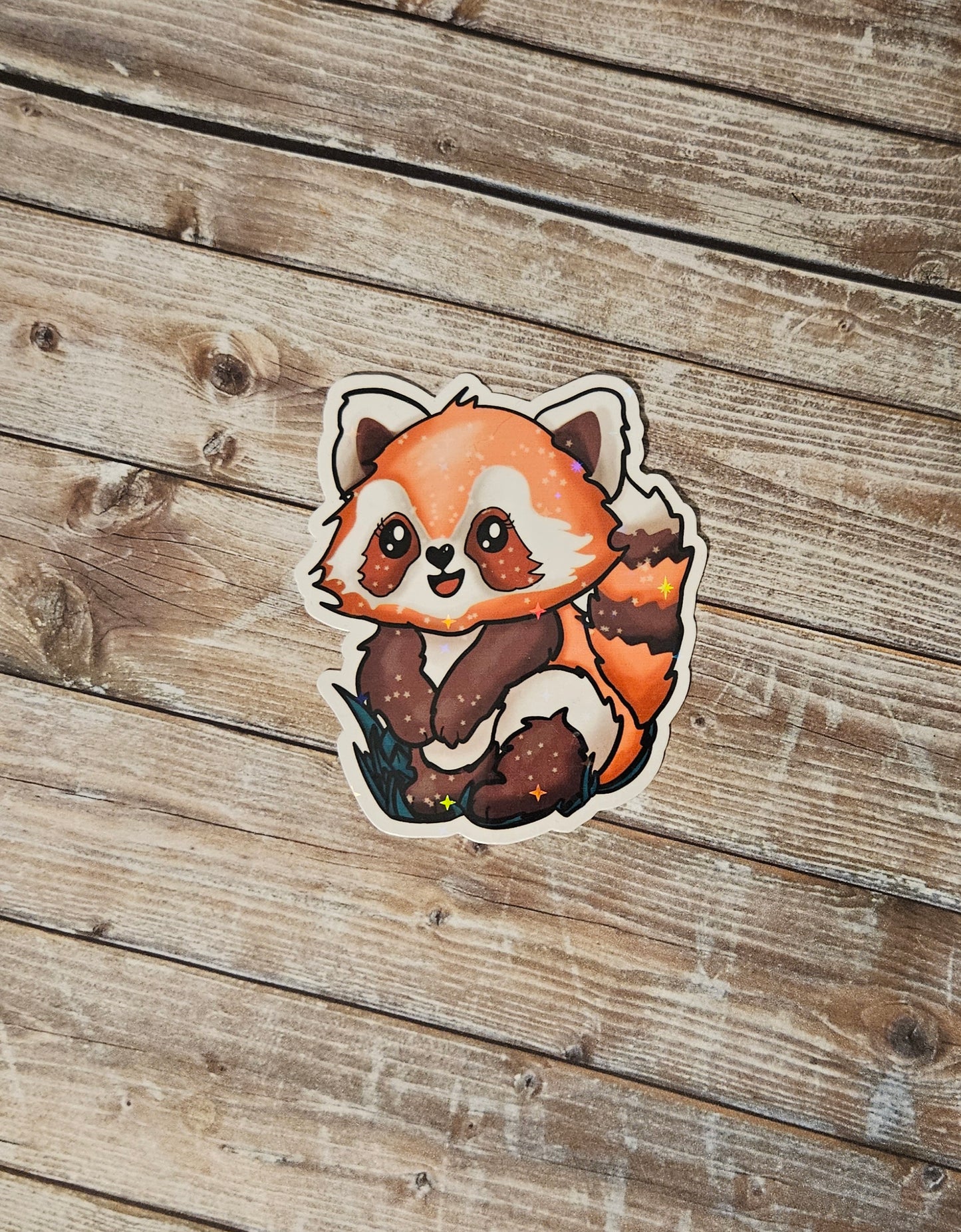 Red panda sticker