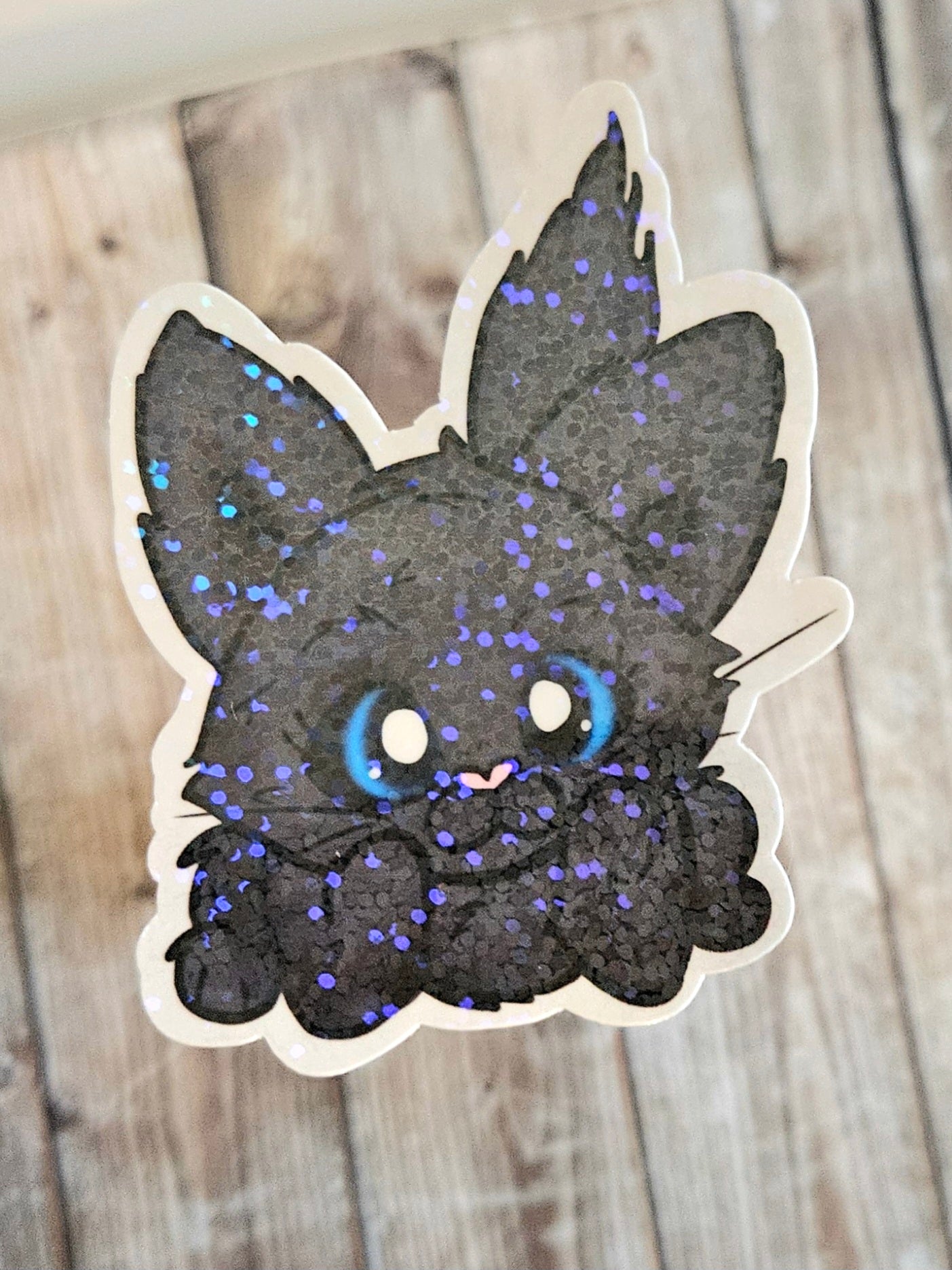Choose your color kitten sticker, cute kitten sticker for water bottle