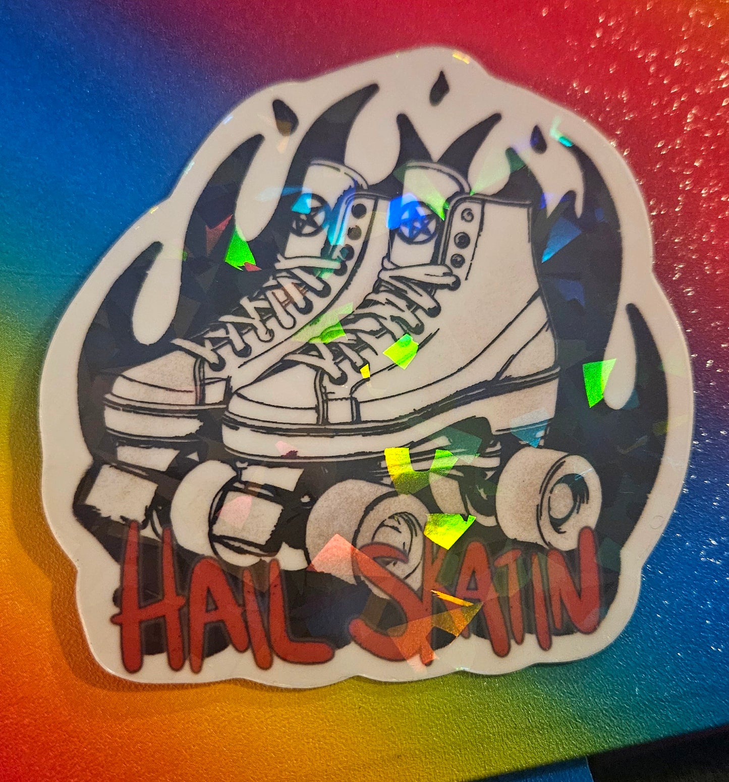 Hail Skatin sticker
