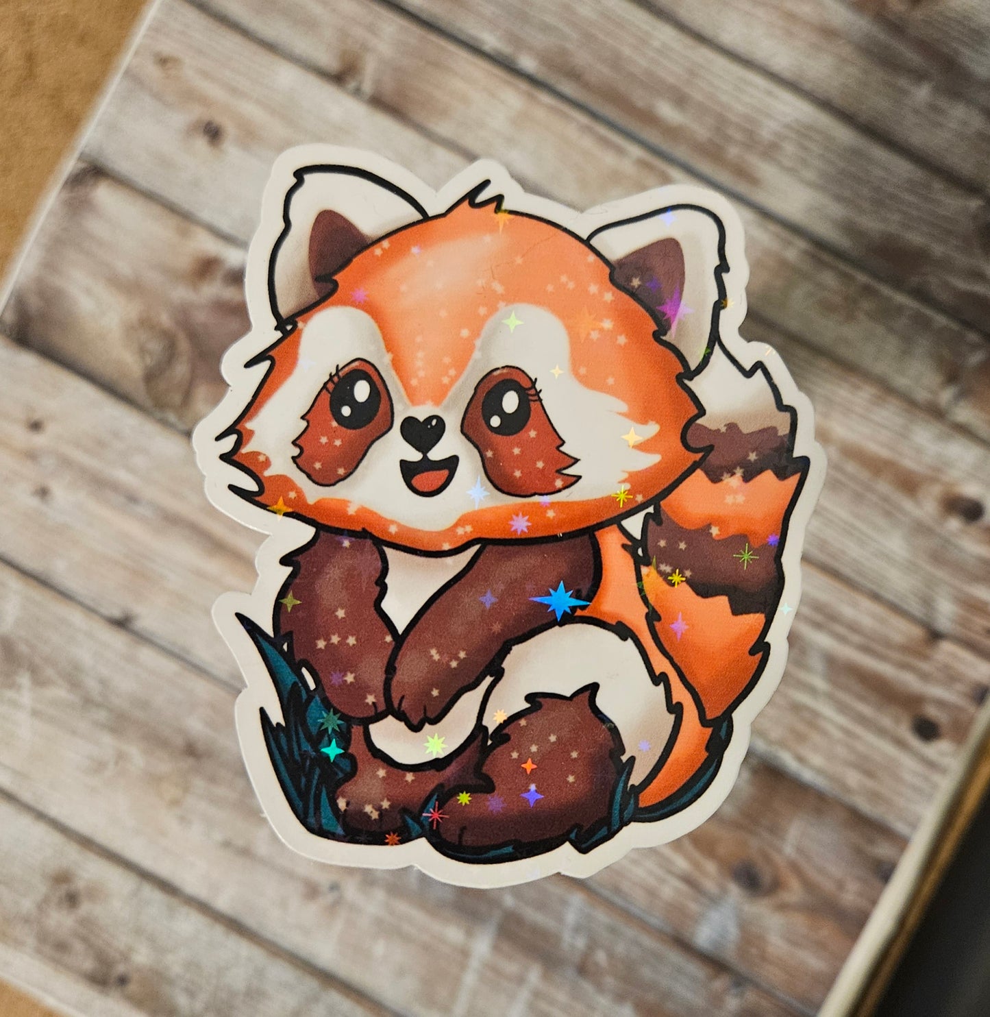 Red panda sticker