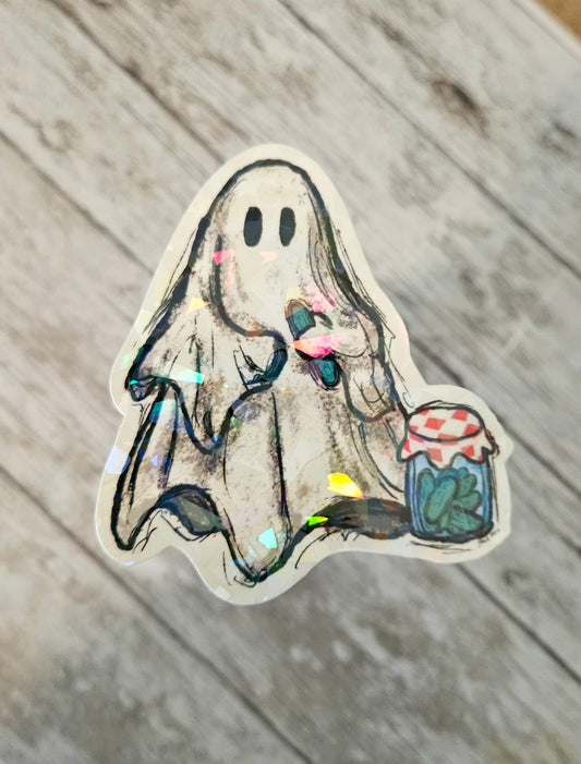 Pickle Ghost sticker!
