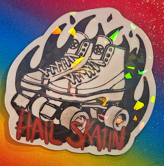 Hail Skatin sticker