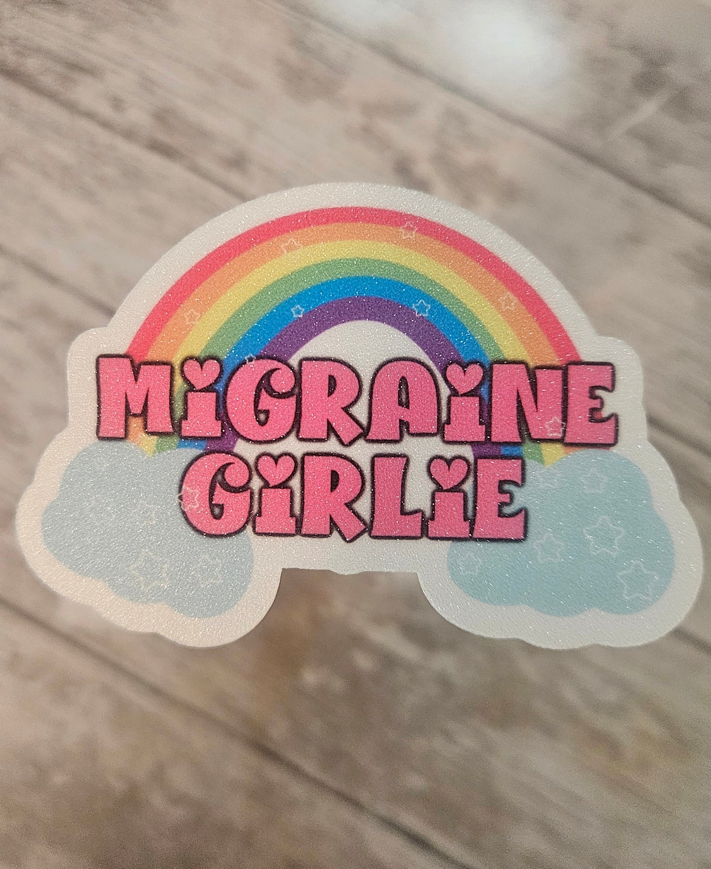 Migraine girlie sticker