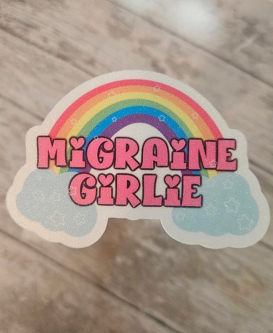 Migraine girlie sticker