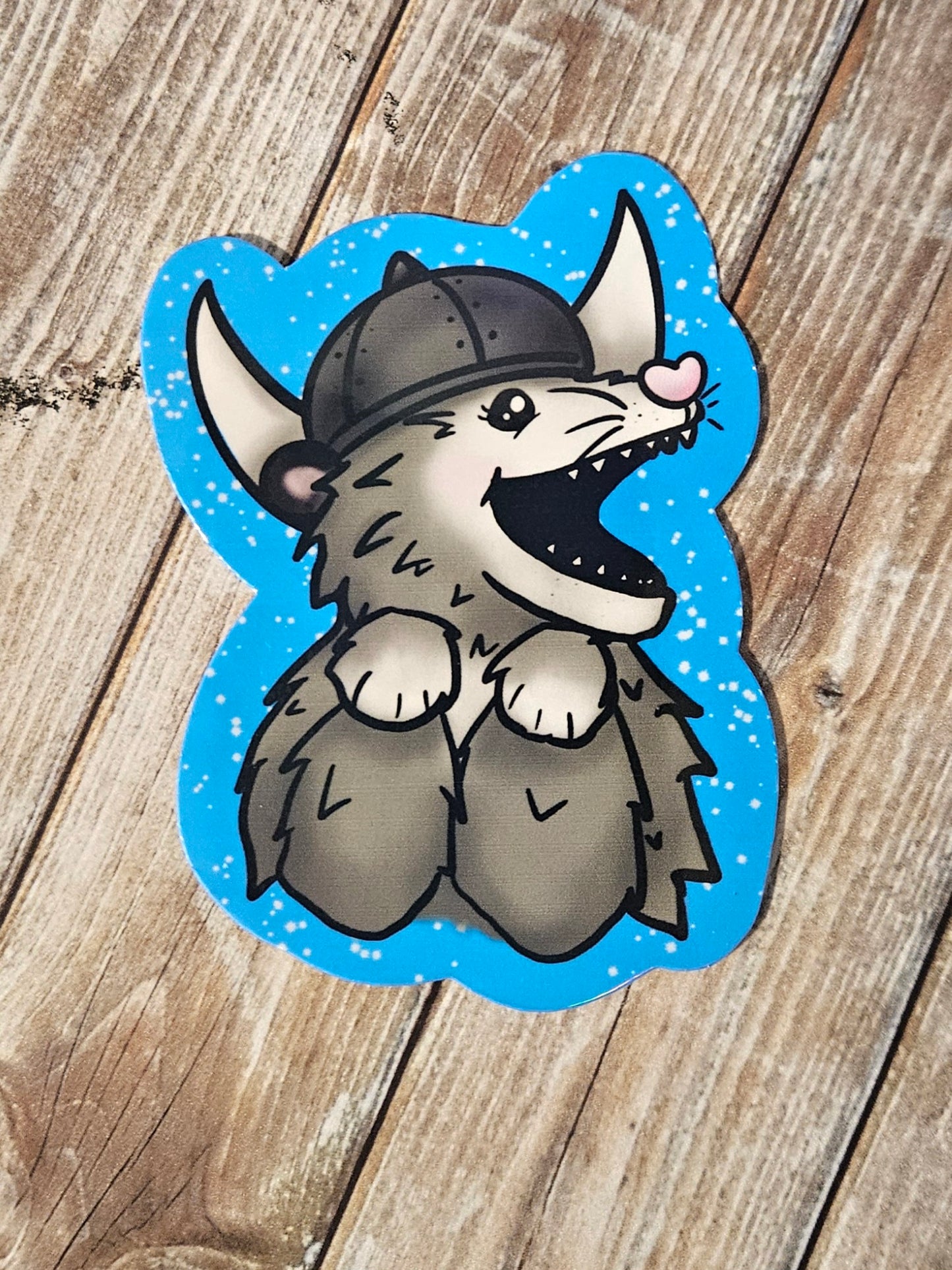 Viking possum sticker